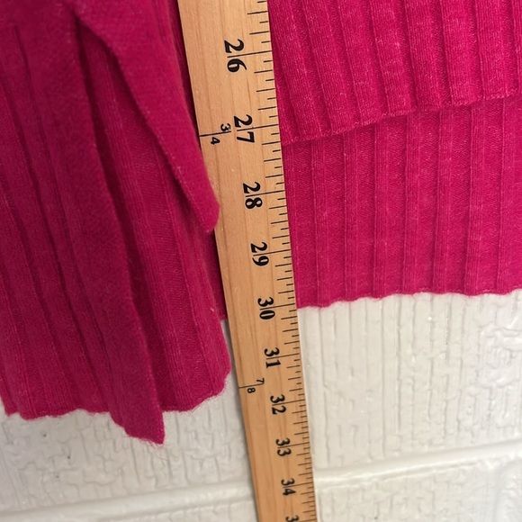 Free People Fuchsia Crew Neck Sweater - Picture 6 of 7